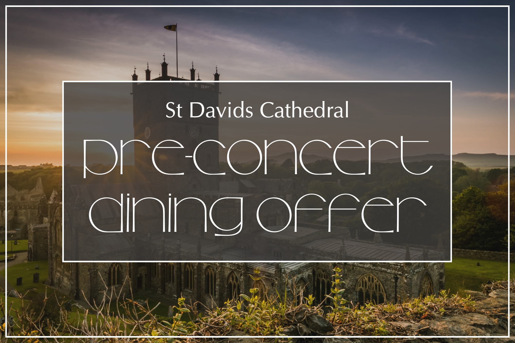 pre concert dining offer