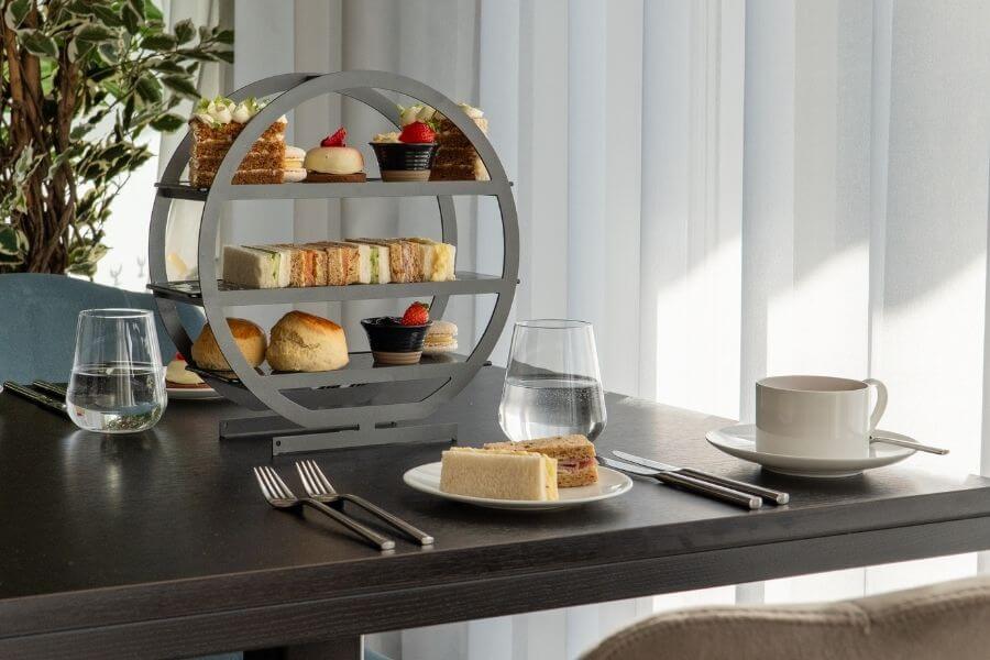 Blas Restaurant Afternoon Tea. Chocolate Ganache