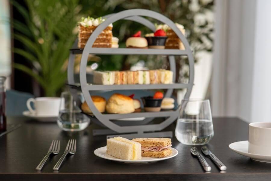 Blas Restaurant Afternoon Tea. Finger Sandwiches