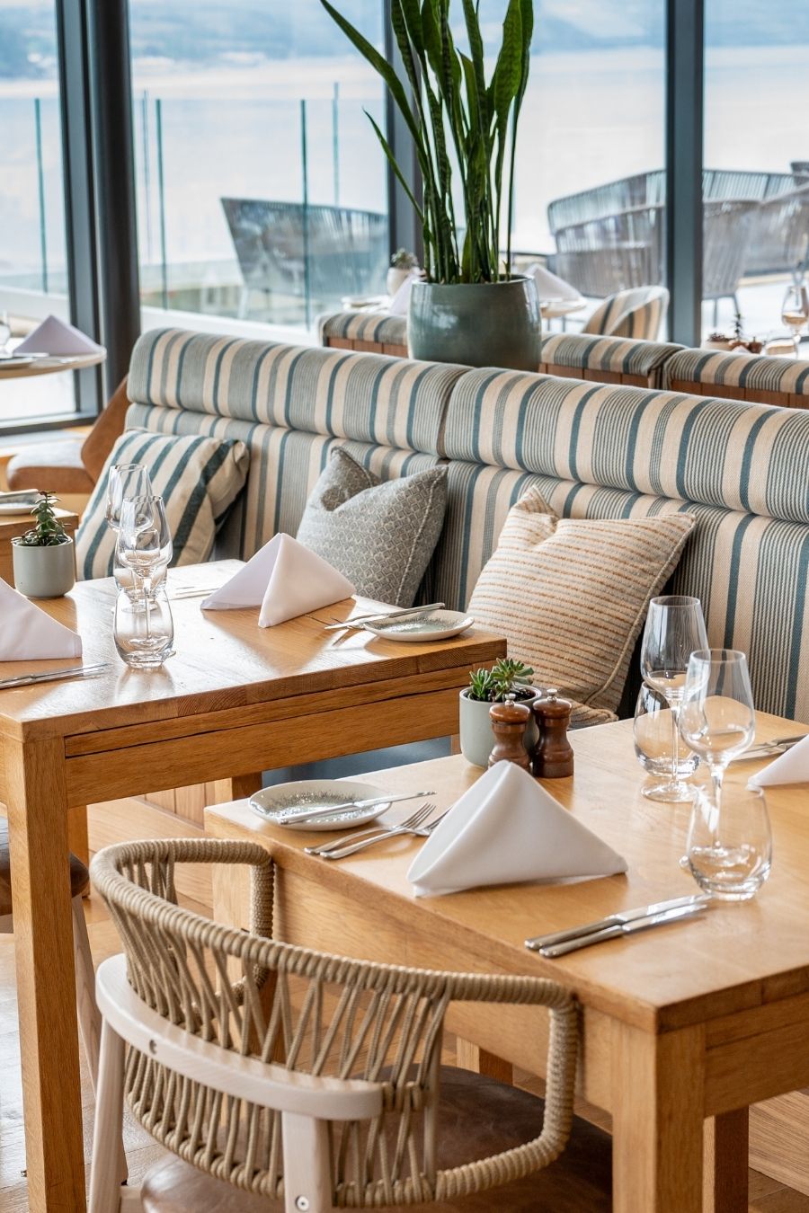 Blas Restaurant. St Brides Spa Hotel Dining Area