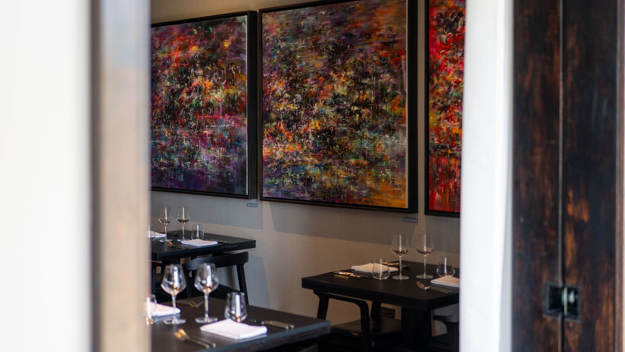 Blas Restaurant Contemporary Artwork by Duncan Jago